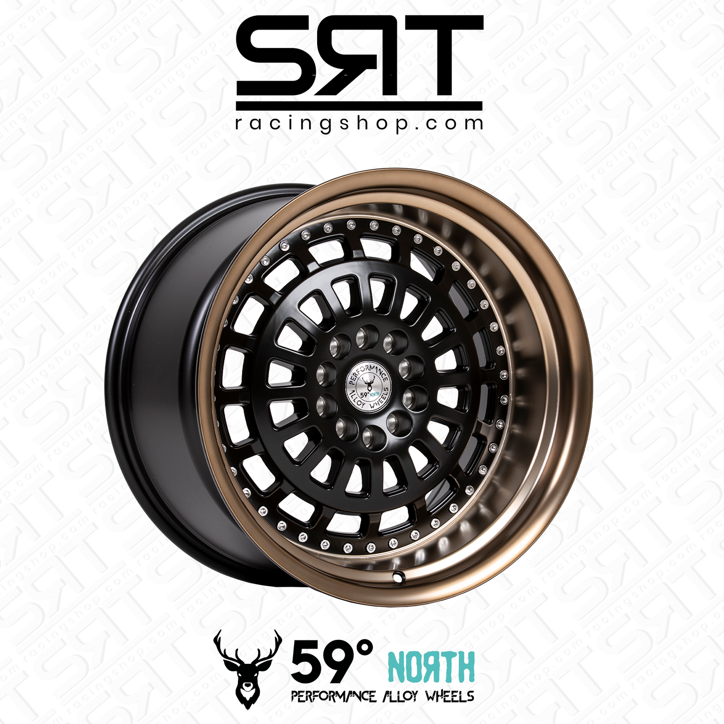 59 North Wheels D-007 Neri e bronzo