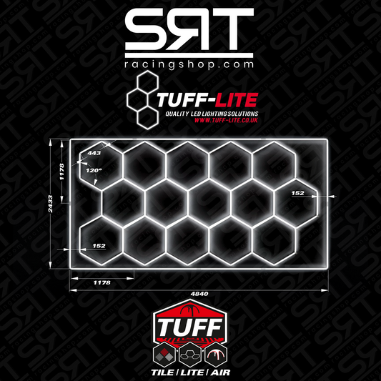 Luci LED esagonali Tuff Lite Hex15