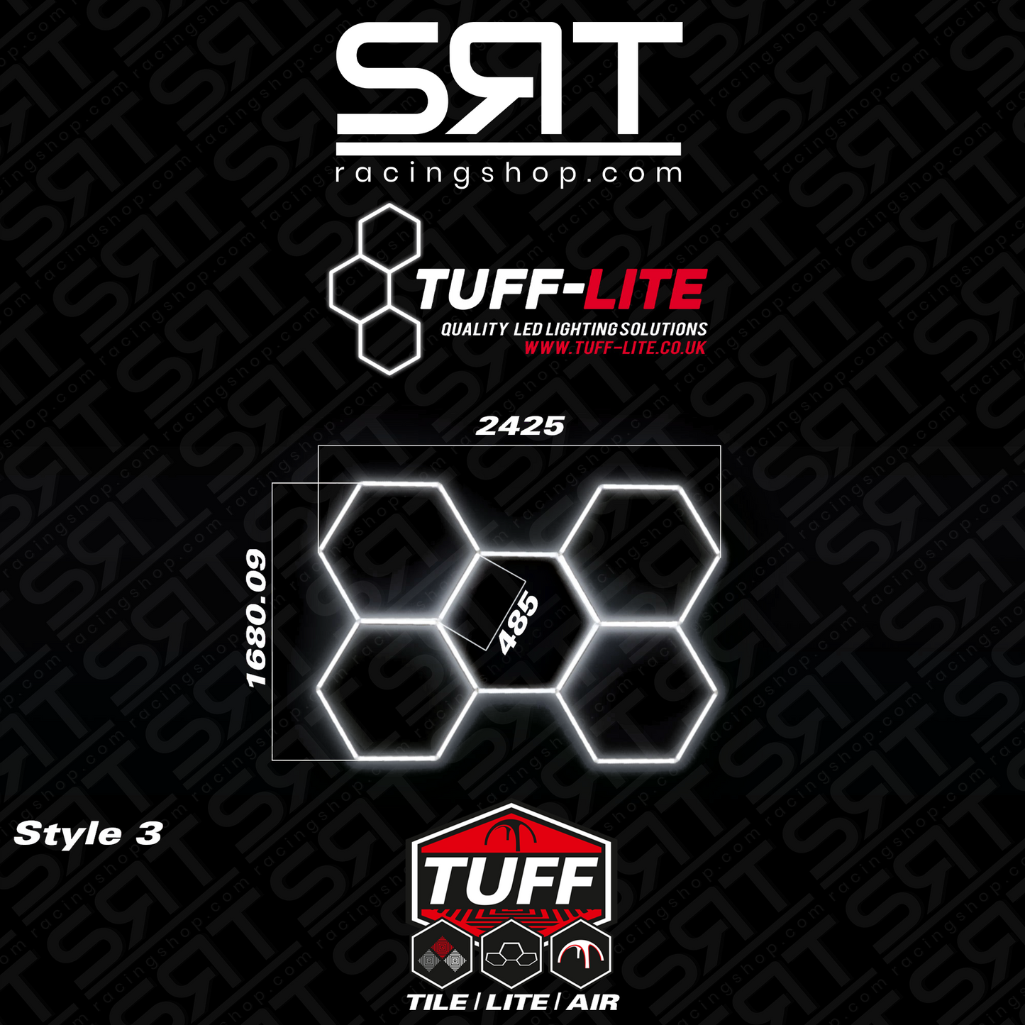 Luci LED esagonali Tuff Lite Hex5