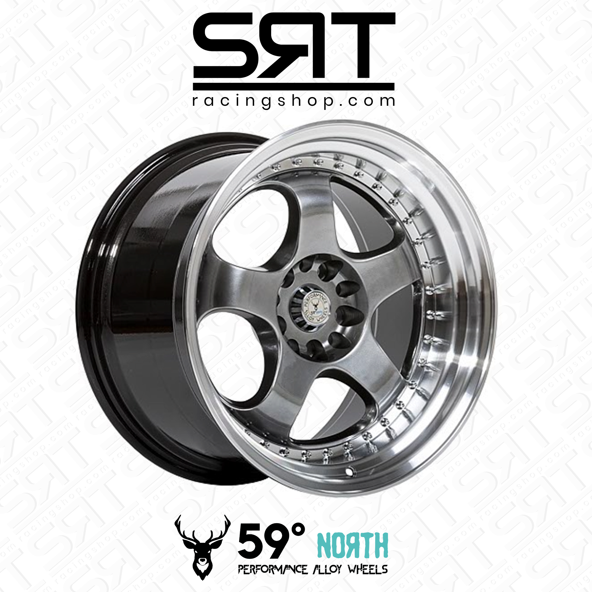 Traceable Shop 59 North Wheels D-002 Hyperblack – SRT Racing Shop