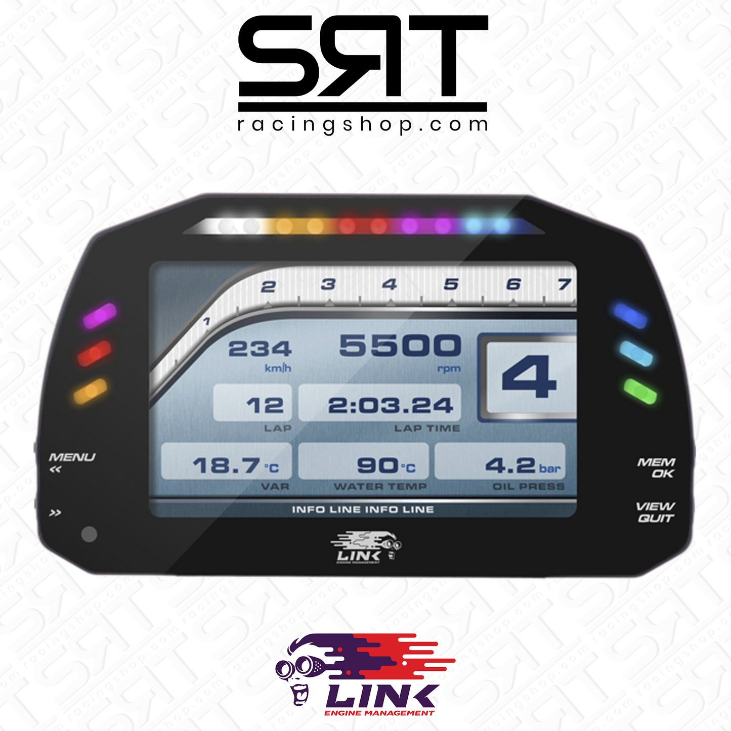 Link ECU MXS Strada 5" Dash - Race Edition