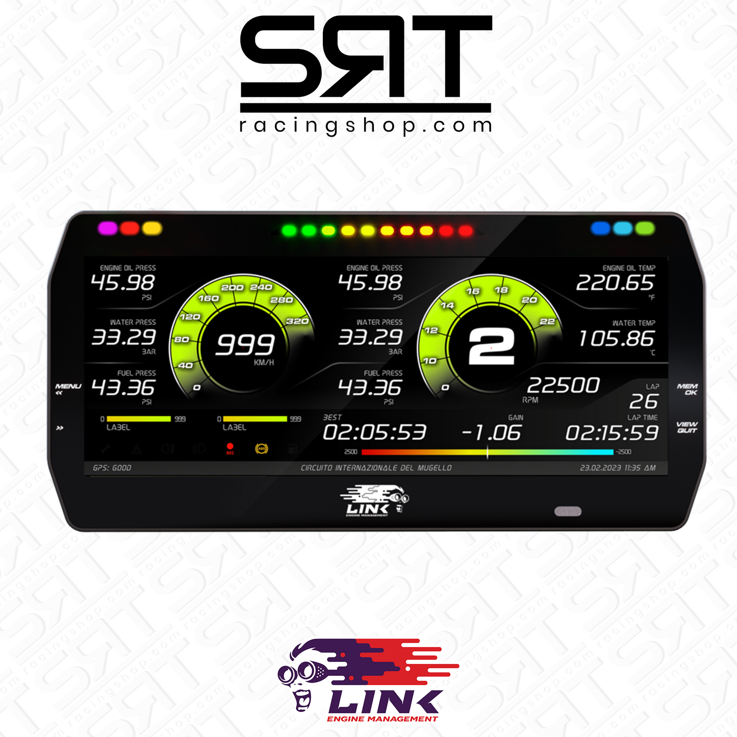 Link ECU MXT Strada 10" Dash - Race Edition